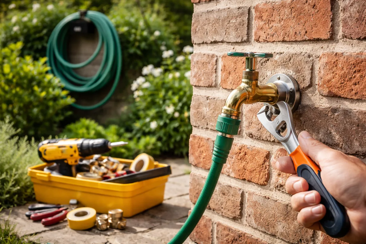 Comment installer un robinet extérieur pour son jardin