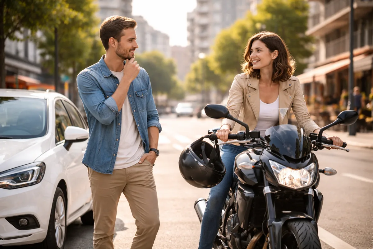 Comment choisir entre une voiture et une moto pour se déplacer en ville