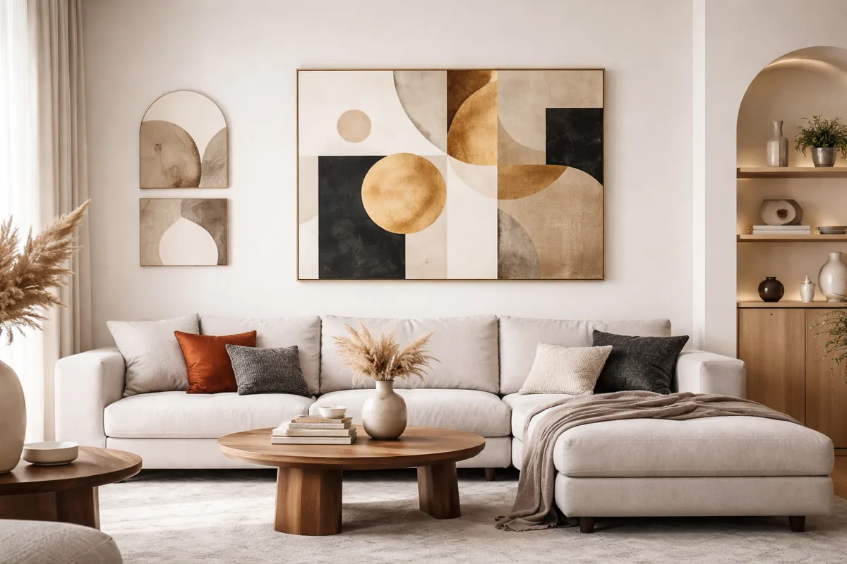 Comment choisir la bonne décoration murale pour un salon moderne