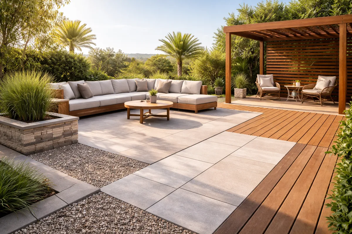 Comment choisir les bons matériaux pour construire une terrasse extérieure durable