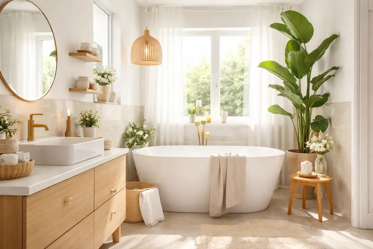 Comment rendre votre salle de bains plus lumineuse avec des décorations adéquates